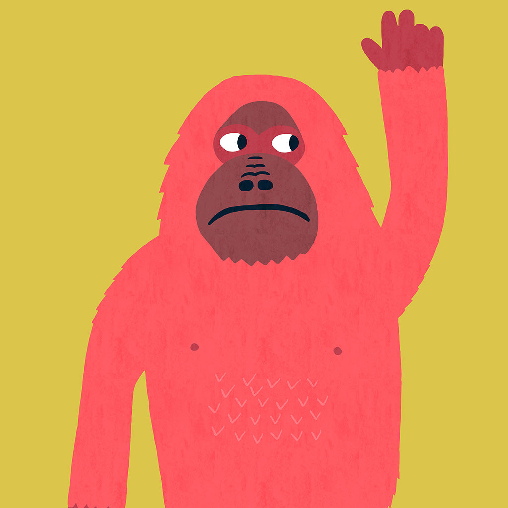 Orangutan print
