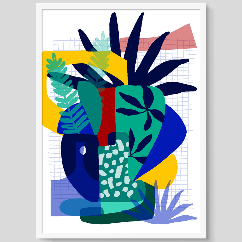 Palm Tree Vase print
