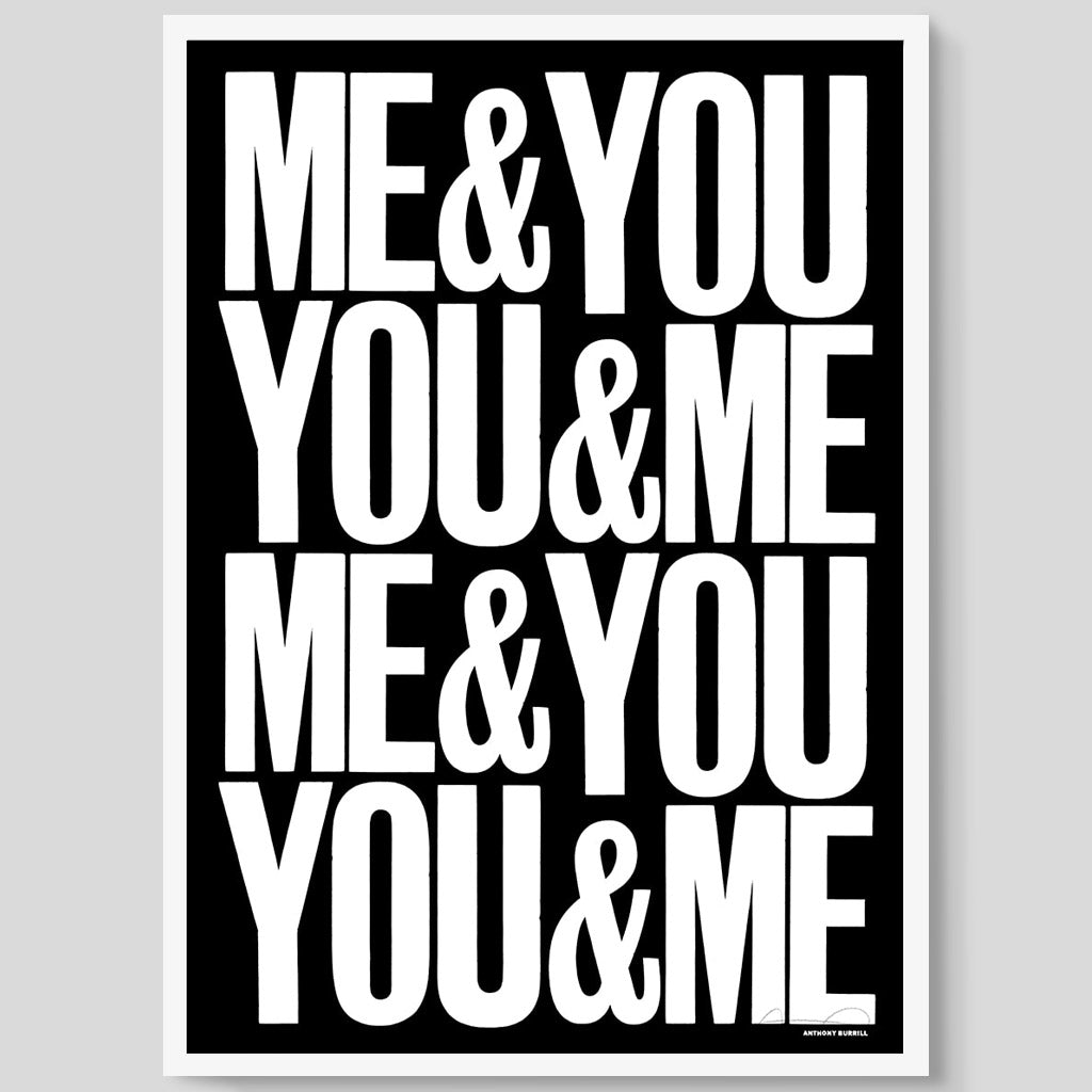 Me & You You & Me print