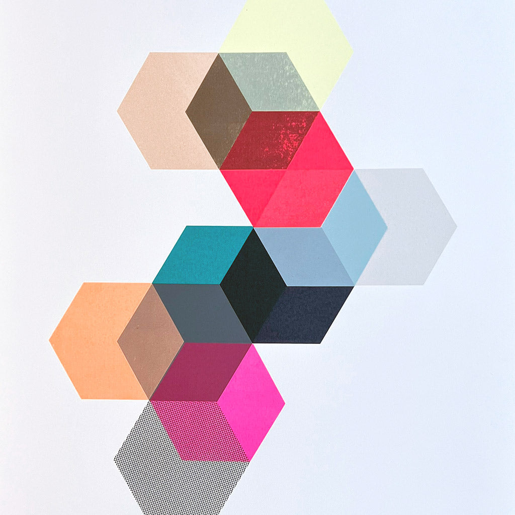 Polychromatic Tessellation print