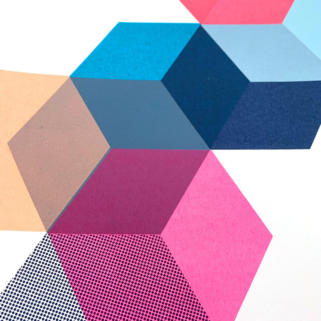 Polychromatic Tessellation print