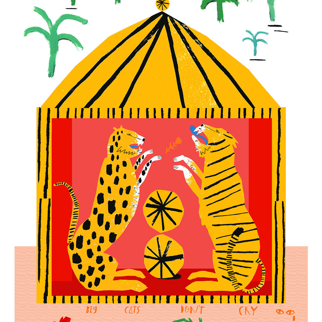Tiger Tent print