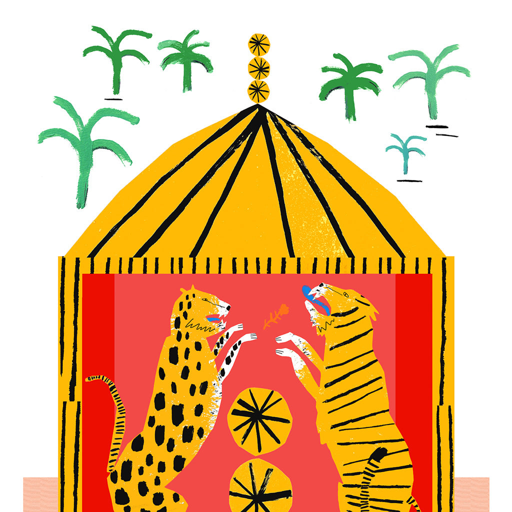 Tiger Tent print